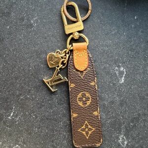 Louis Vuitton Monogram Brown and Gold Key Holder